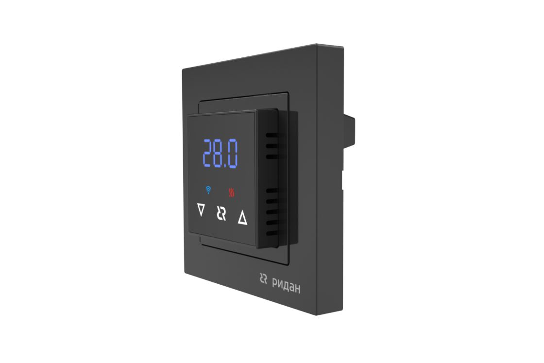 21RT0105R — Ридан Classy терморегулятор с Wi-Fi, черный