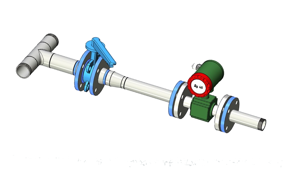 Узел учета огнетушащего вещества